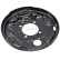 Cover plate, brake disc