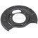 Cover plate, brake disc