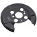 Cover plate, brake disc