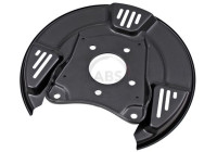 Cover plate, brake disc