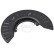 Cover plate, brake disc