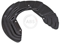 Cover plate, brake disc