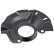 Cover plate, brake disc