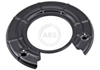 Cover plate, brake disc