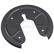 Cover plate, brake disc