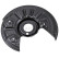 Cover plate, brake disc