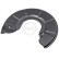 Cover plate, brake disc