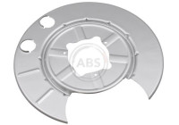 Cover plate, brake disc