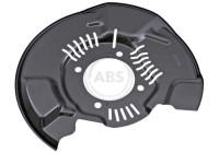 Cover plate, brake disc
