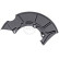 Cover plate, brake disc