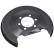 Cover plate, brake disc