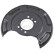 Cover plate, brake disc