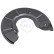 Cover plate, brake disc