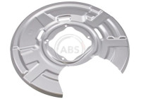 Cover plate, brake disc