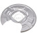 Cover plate, brake disc