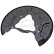 Cover plate, brake disc