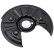 Cover plate, brake disc