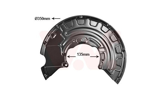 Cover plate, brake disc