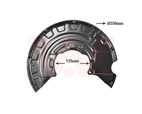 Cover plate, brake disc
