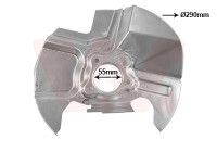 Cover plate, brake disc