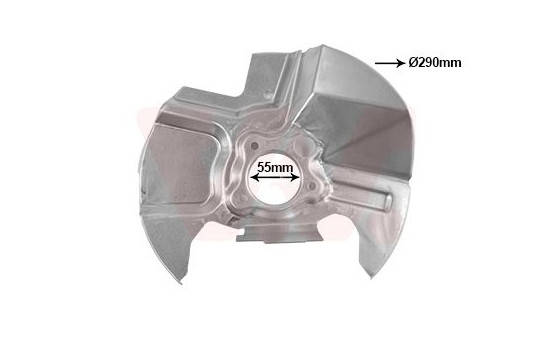 Cover plate, brake disc