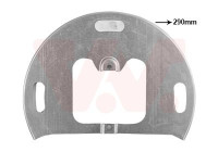 Cover plate, brake disc