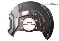 Cover plate, brake disc