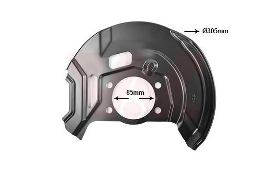 Cover plate, brake disc