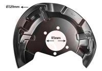 Cover plate, brake disc