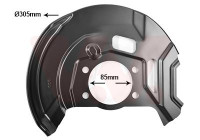 Cover plate, brake disc