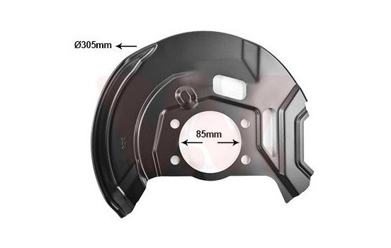 Cover plate, brake disc