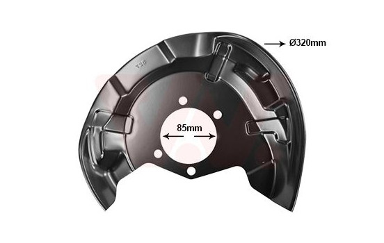 Cover plate, brake disc