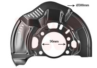 Cover plate, brake disc