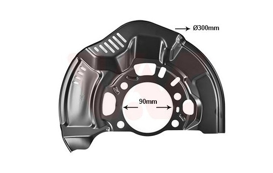 Cover plate, brake disc