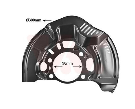 Cover plate, brake disc