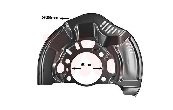 Cover plate, brake disc