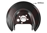 Cover plate, brake disc