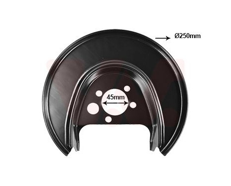 Cover plate, brake disc