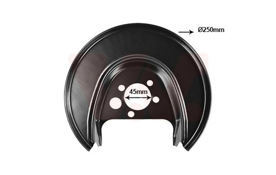 Cover plate, brake disc