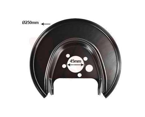 Cover plate, brake disc