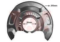 Cover plate, brake disc