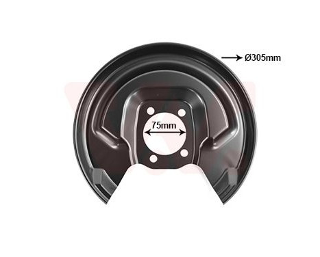 Cover plate, brake disc
