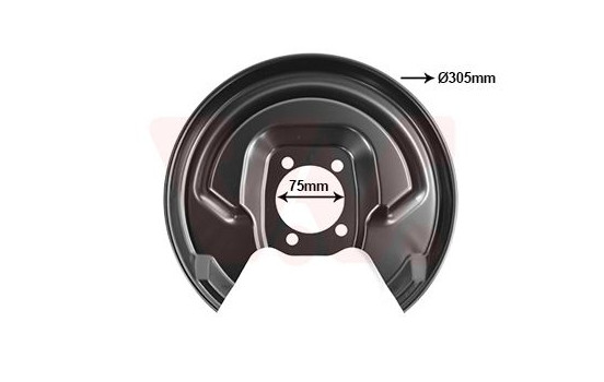Cover plate, brake disc