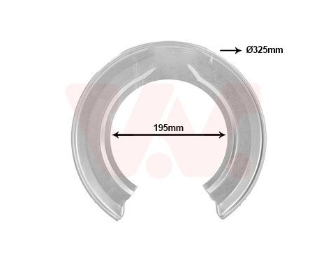Cover plate, brake disc