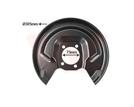 Cover plate, brake disc