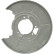 Cover plate, brake disc