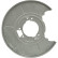 Cover plate, brake disc