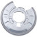 Cover plate, brake disc