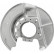 Cover plate, brake disc