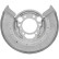 Cover plate, brake disc